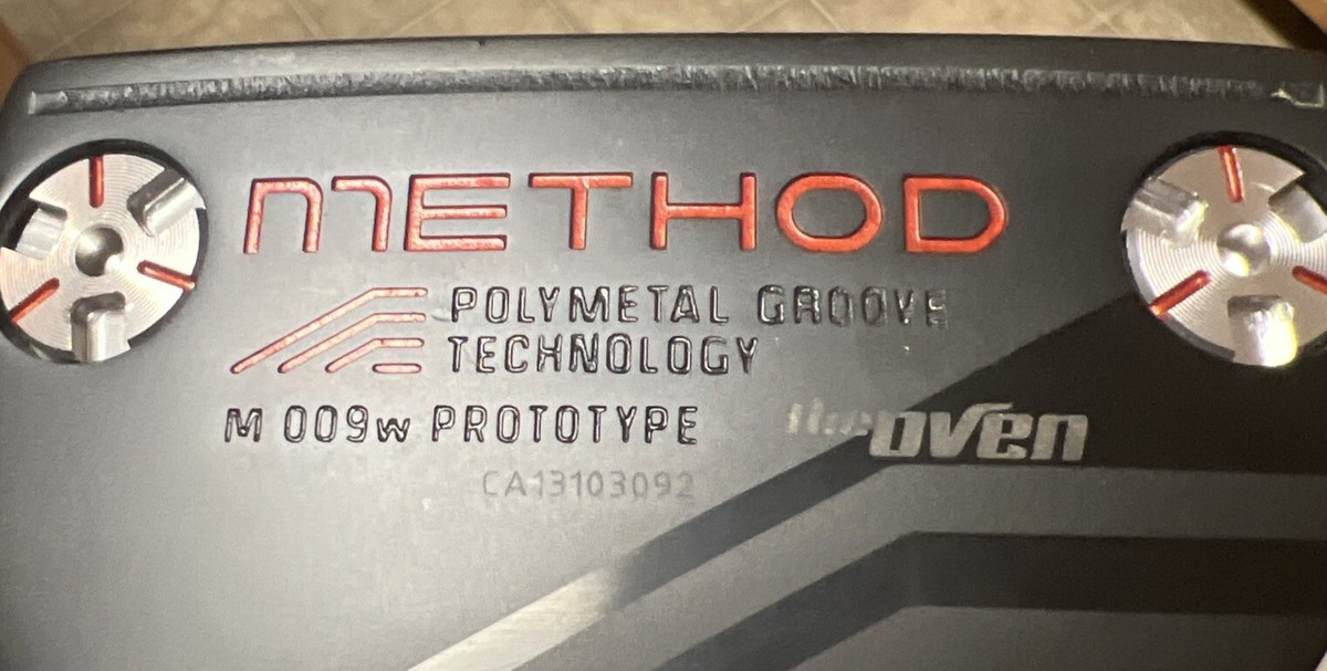 Rare Nike Method Black M009w Prototype 'The Oven' Putter 34” Tour