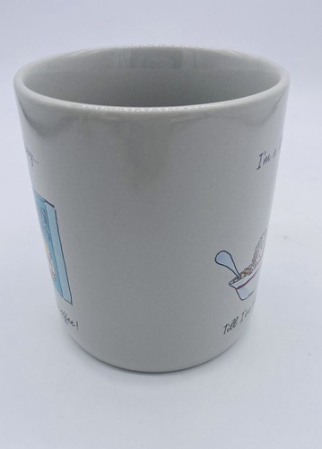 Vintage Hallmark I'm A Little Flakey Till I've Had My Coffee Cup Funny Mug Japan - Picture 2 of 8