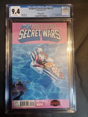 Deadpool's Secret Secret Wars #2 Bachalo Gwenpool Variantencover CGC 9.4