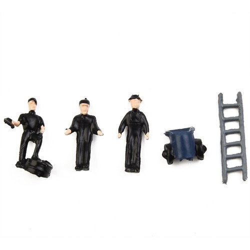 27pcs Set Ho Scale 1:87 Model Train Layout Painted Figures Railway Worker People - Picture 16 of 16