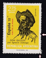 Argentina 1975 MNH Stamp Michel nº 1215 Philatelic Exhibition (Damage noted)