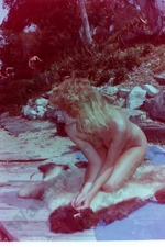 busty curvy  woman glamour  bikini lingerie  35mm Negative  Yot19