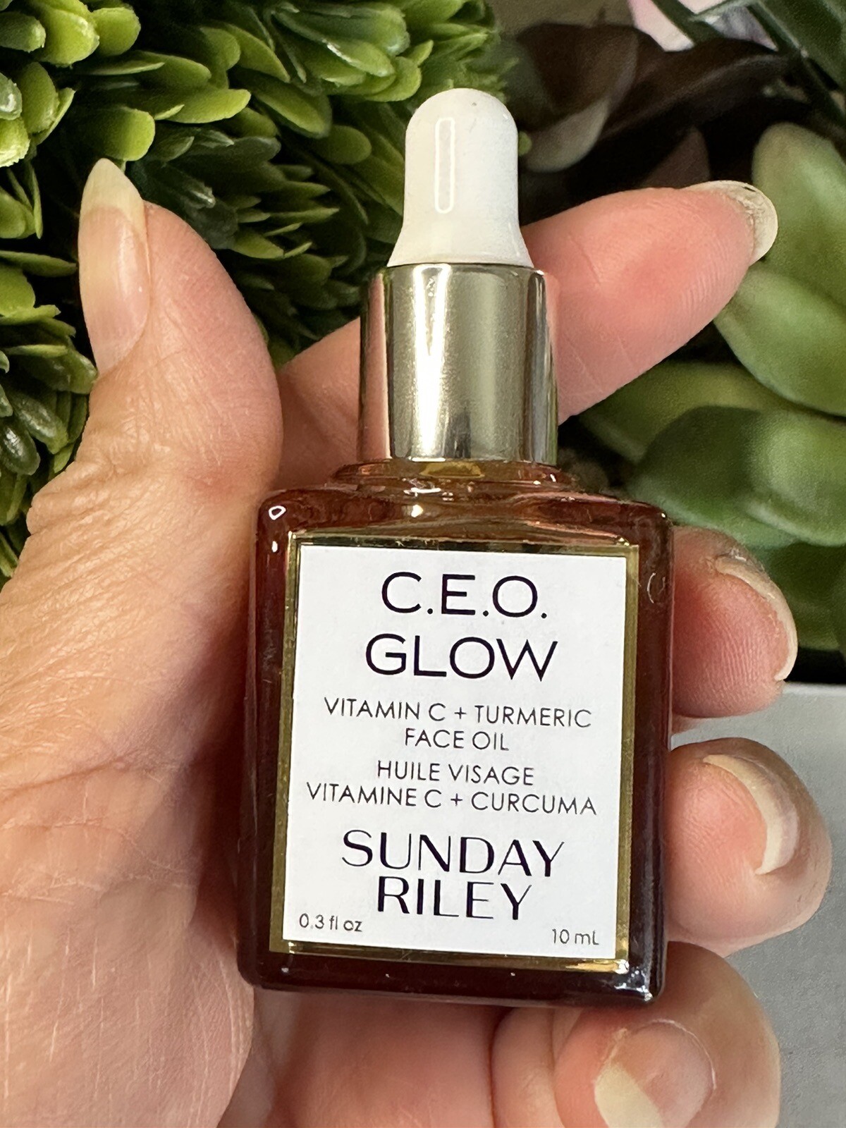 SUNDAY RILEY CEO C.E.O. Glow Vitamin C + Turmeric Face Oil 0.3oz/10ml NWOB 