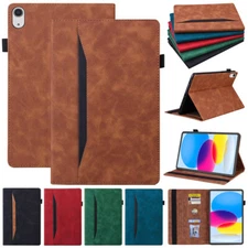 Leather Shockproof Smart Case For iPad 6 7 8 9 10.2 Mini 5 4 3 2 Air Pro 11 12.9