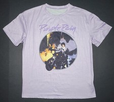 Blush Mark Womens Prince Purple Rain Light Purple T Shirt Size Medium