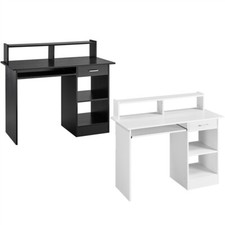 Scrivania per Computer Tavolo da Studio Ufficio Postazione di Lavoro Porta PC