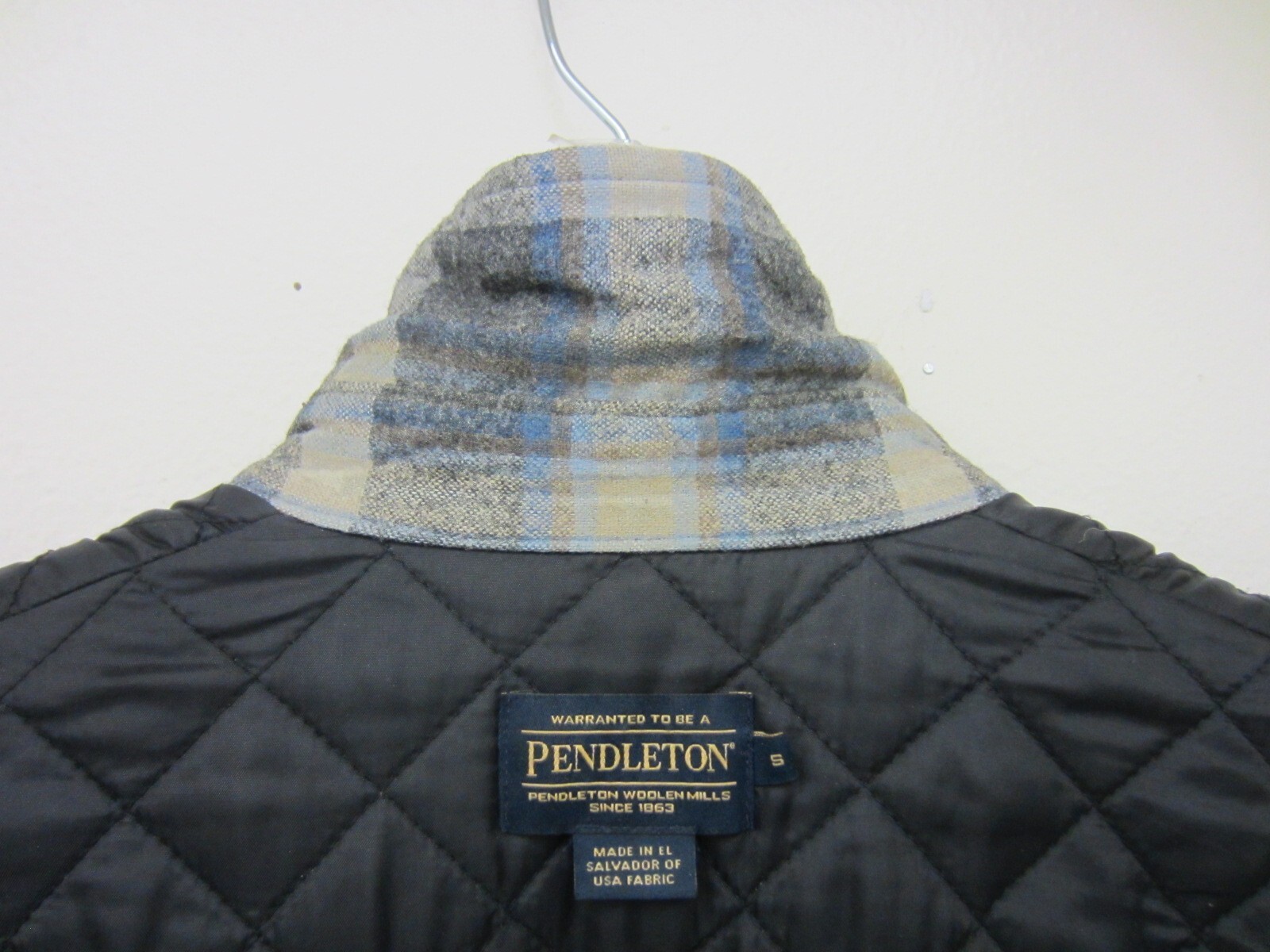 PENDLETON Quilted Lined Shirt Jacket Shacket Plai… - image 9