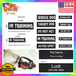 personalized therapy dog vest