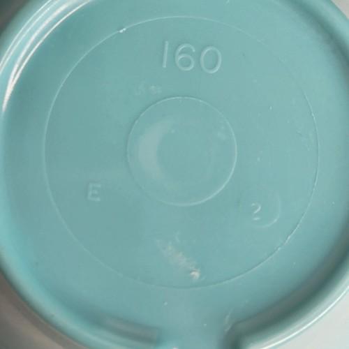 Lot Set 6 Vintage MCM Retro Turquoise Aqua Blue Melmac Melamine Tea Coffee Cups - Picture 6 of 6