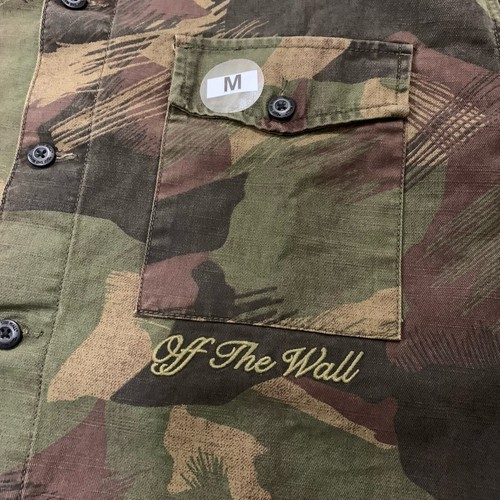 VANS Off The Wall Men's Military Brush Camo Shacket Canvas Jacket Size M New * - Picture 5 of 12