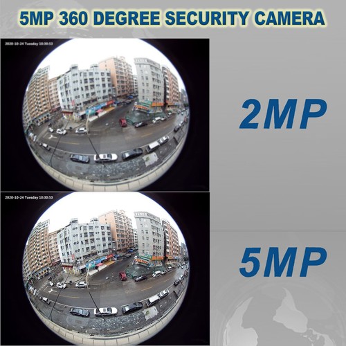 HD 5MP Wide Angle Security Camera Bullet Outdoor 360 Degree Analog CCTV - Picture 8 of 8