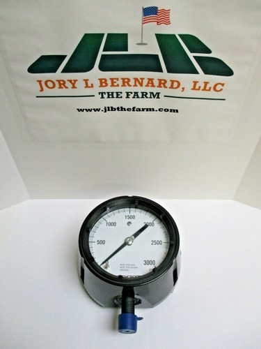 ASHCROFT, DURAGAUGE PRESSURE GAUGE, 3000#, 4-1/2", 316 TUBE AND SOCKET, 1/2"NPT
