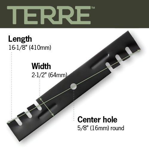 Terre Products 3 Stück gezahntes Mulchmesser 48 Zoll Deck Ferris 5020843 Exmark 1520843 - Bild 6 von 13