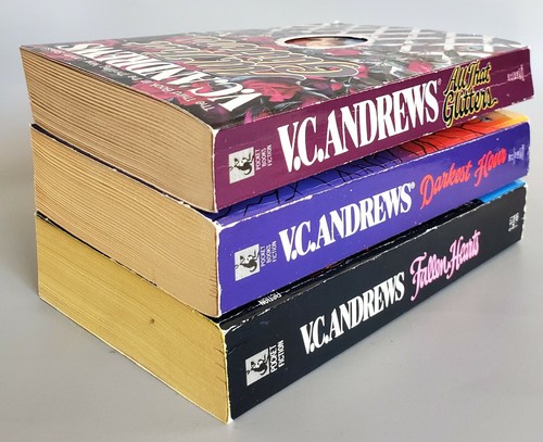 VC Andrews = Fallen Hearts =Darkest Hour = All That Glitters = Lot 3 Pbks Vtg VG - Picture 8 of 10