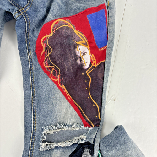Damn Pigeon New York Unisex Custom Made Jeans 32x34 Retail $349 NWT - Picture 10 of 20