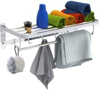 Handtuchhalter Edelstahl Handtuchregal Badetuchhalter Wandmontage Mit Haken