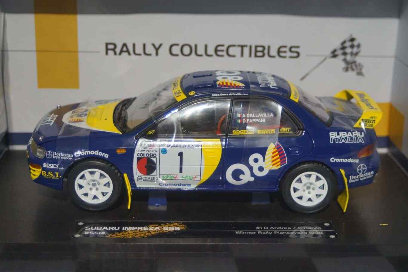 SunStar Subaru Impreza Rallye Piancavallo1998 ref 5514