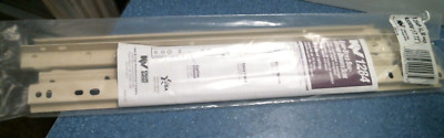 Knape & Vogt Euro-Style Slide-Mount Drawer Slide, Almond, Series 1284 (00243) FS