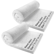 2 Pcs Ceramic Fiber Blanket - High Temp Insulation - 1"x 15.7"x24" - 8# 2600F