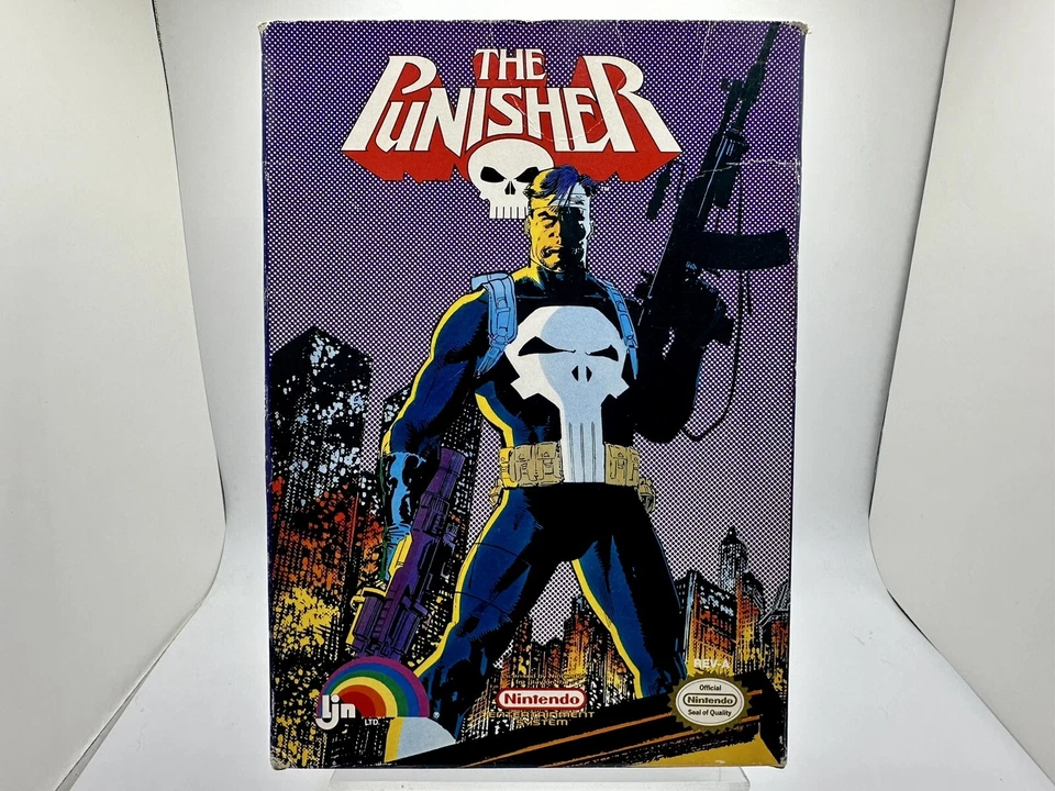 The Punisher ( Nintendo NES ) Authentic Tested Near Mint Game + Original Box - Image 2 of 4