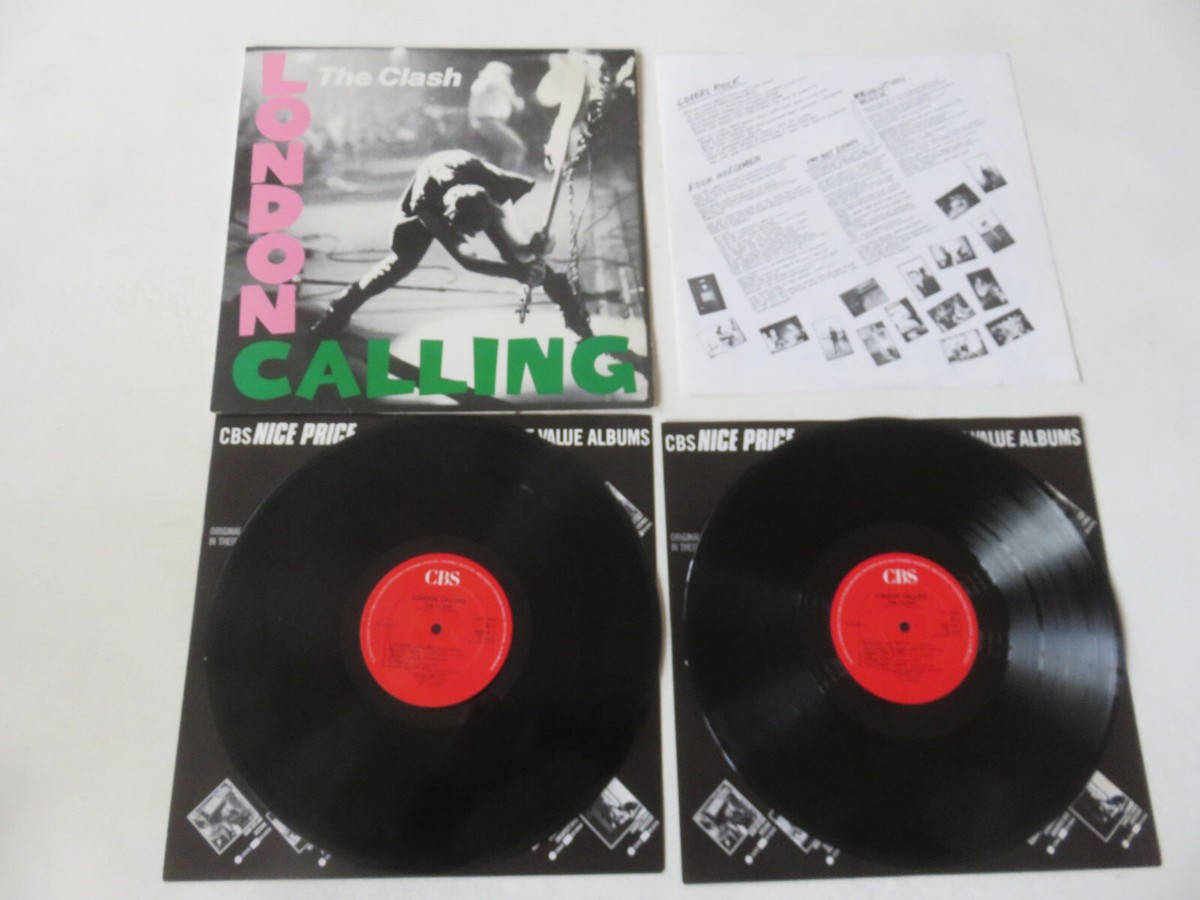 The Clash LONDON CALLING レコード THE CLASH London Calling CBS 1986 UK PRESSING 2 x VINYL LP