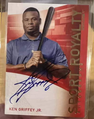 Ken Griffey Jr. 🔥 2021 Goodwin Champions Goudey Sport Royalty Auto SRA-KG SSP