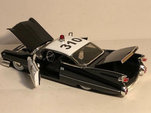 JADA HEAT 1959 CADILLAC COUPE DE VILLE POLICE 1:24 DIECAST MODEL CAR #95 - Picture 7 of 8