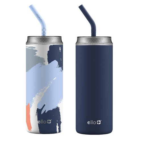 Ello, 2 Pk - Vacuum Insulated Stainless Steel "Fizz" Tumbler 20 oz (Pick Color) - Picture 9 of 16