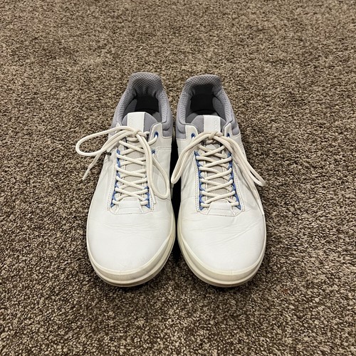 ECCO Core Hydromax Golf Shoes Men’s 43EU 9-9.5US White/Gray Athletic Water Resis - Picture 2 of 11
