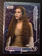 Leia Organa 2024 Topps Chrome Star Wars Rebel Alliance Insert RA-1