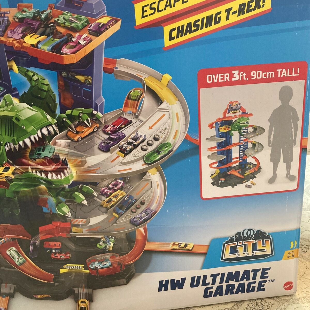 Hot Wheels® Ultimate Garage Robo T-Rex Multi-Level Tower with