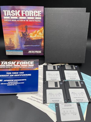 Task Force 1942 - Microprose - German - PC 3,5'' - OVP/BIG BOX/CIB - TOP Zustand