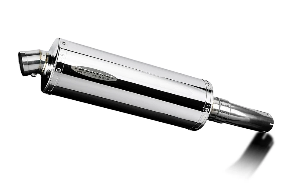 Kit silenciador escape acero inoxidable ovalado 14" deslizable Honda CB750 Hornet 2023-2024 Foto 2 de 3