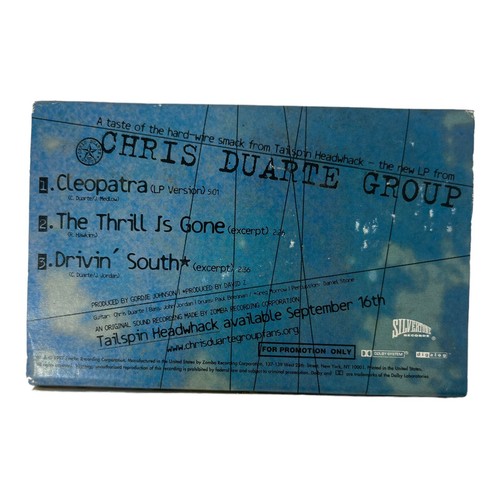 Chris Duarte Group – Some Hard-Wire Smack From Tailspin Headwhack Cassette Promo - Picture 2 of 3