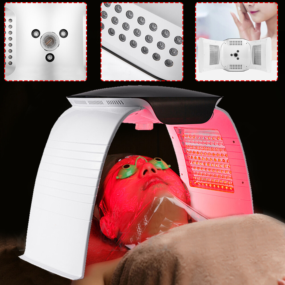 110V 7-Colors Spa LED Facial Photon Light Therapy Lamp PDT Skin Beauty Machine