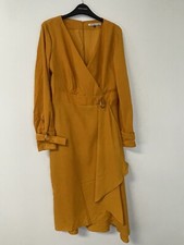  Adolfo Dominguez Jacket Dress Womens 4 V Neck Long Sleeve Factory Second  N171