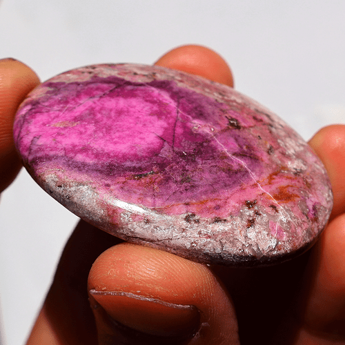 Piedra de palma de cristal coleccionable de alta calidad calcita cobalto natural Marruecos 24,9 g - Imagen 5 de 10