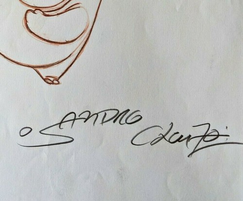 PELÍCULA ANGRY BIRDS Original Dibujado a Mano SANDRO CLUEZO FIRMADO Piggy Concept #AB - Imagen 3 de 3