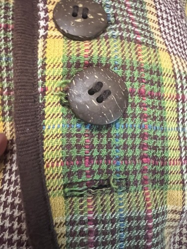 Botas de azúcar de tela para mujer talla 7 a cuadros de media pantorrilla - Imagen 11 de 12