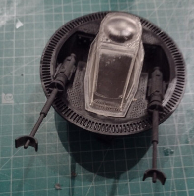 Star Wars 1978 Palitoy Death Star Cardboard Gunners Seat, Canopy & Guns CUSTOM