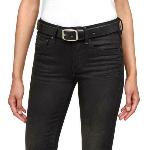 Ceinture Western Noire Stars And Stripes - Style Cowboy - Unisexe - Neuf Avec étiquettes - Taille Regular