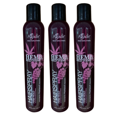 Agadir Hairspray Firm Hold 10.5oz (3 Pack)