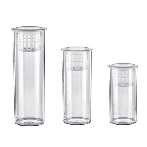 Hydroponic Plant Vase Cylindrical Straight Design PET Fish Tank for Home Decor - Picture 12 of 18