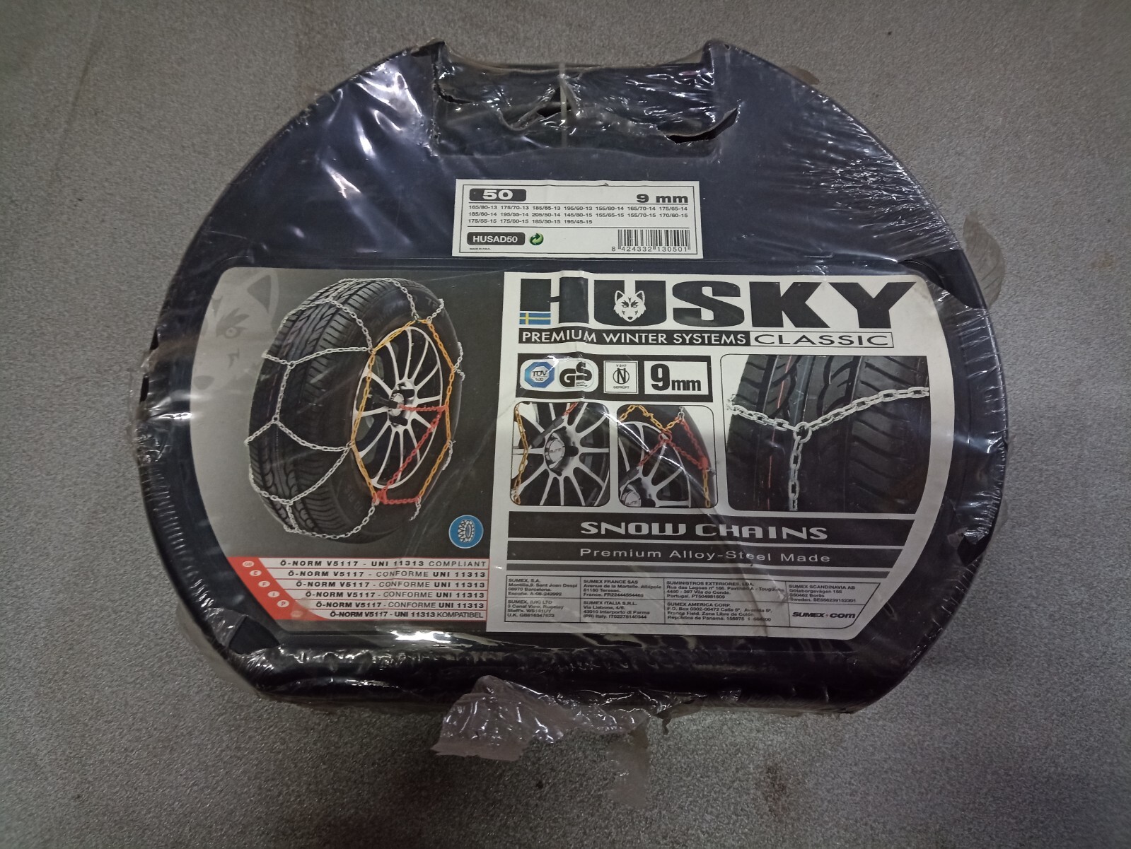 Catene da neve Husky 165/80-13 175/70-13 185/65-13 195/60-13 155/80-14