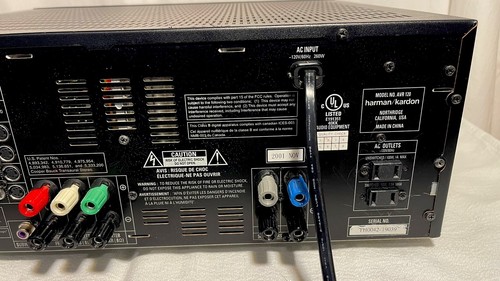 Harman Kardon AVR120 Stereo 5.1 Dolby Surround Audio Video Receiver Working - Picture 12 of 14