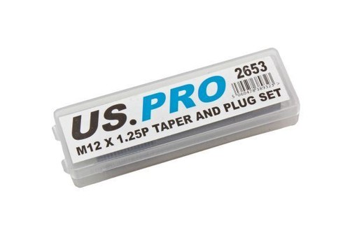 US PRO M12 x 1,25P juego de cunas y enchufes (grifo y troquel) 2653 - Imagen 3 de 3