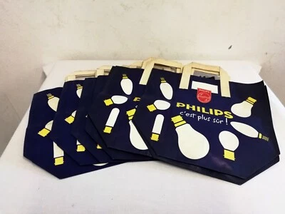 Lot De 11 Sacs Publicitaire, Sac Cabas PHILIPS - Photo 1/4