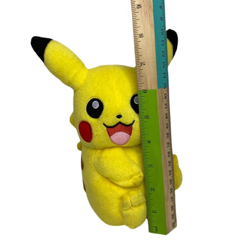Official Licensed Pokemon Pikachu Plush Stuffed Toy 7" Pokémon Tomy - Picture 8 of 8