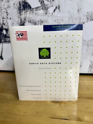 New Sealed Zenith Data Systems Polaris Packrat 5.0 Vintage Software