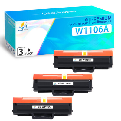 3 XXL Toner für HP 106A Laser 107 a 107 w MFP 135 ag MFP 137 fwg W1106A